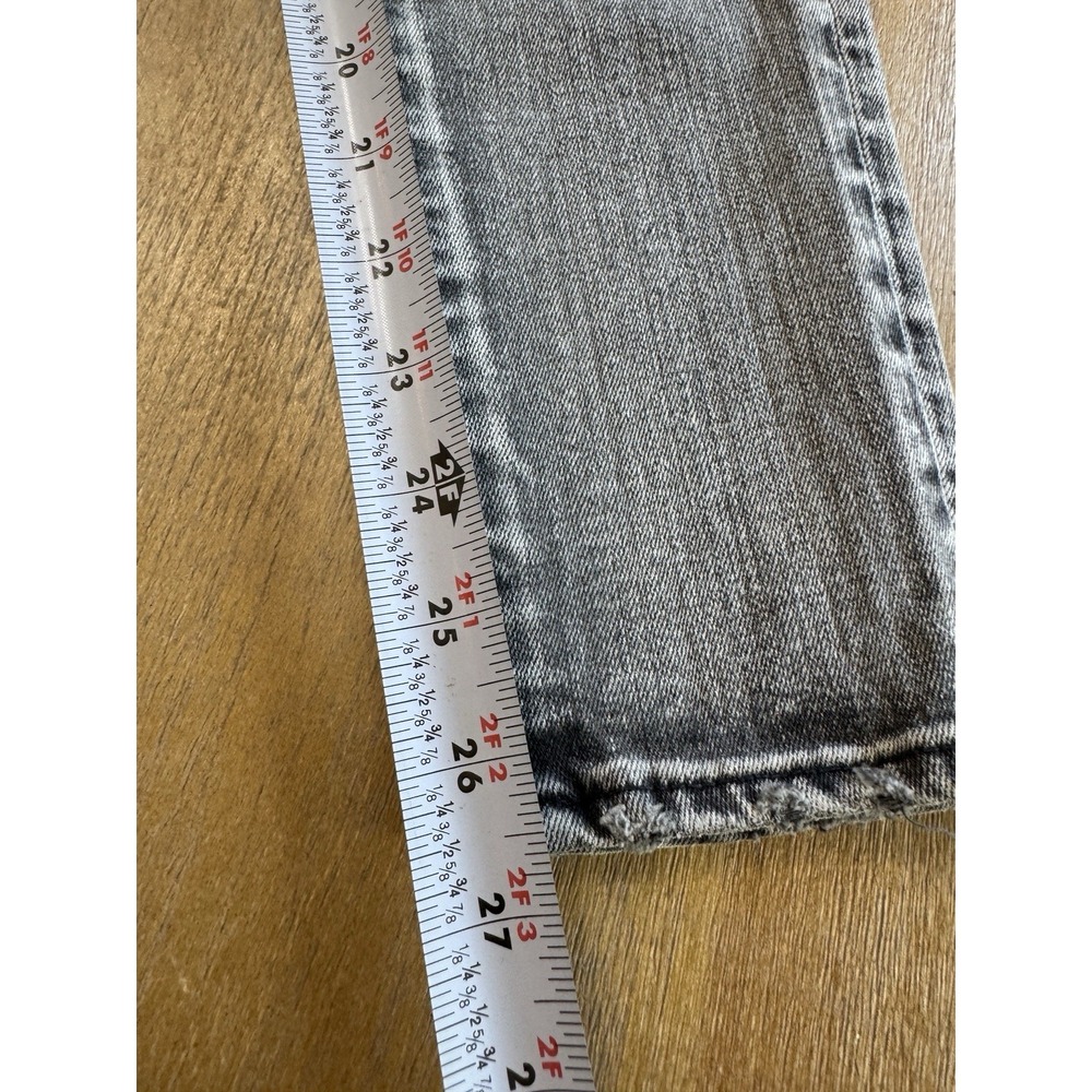 Moussy Vintage Women's Size 25 Jeans High Rise Stretch Gray Wash - Picture 5 of 16